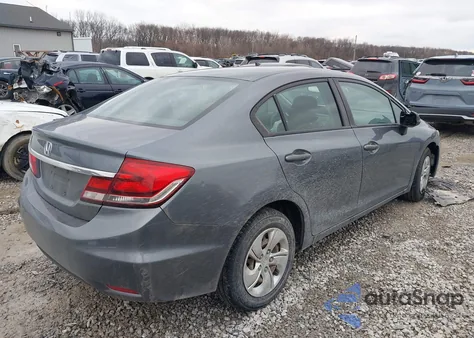 2013 Honda Civic Lx из США, поврежденный, VIN 19XFB2F57DE069476